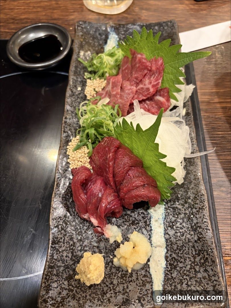 Sashimi Platter with Raw Beef