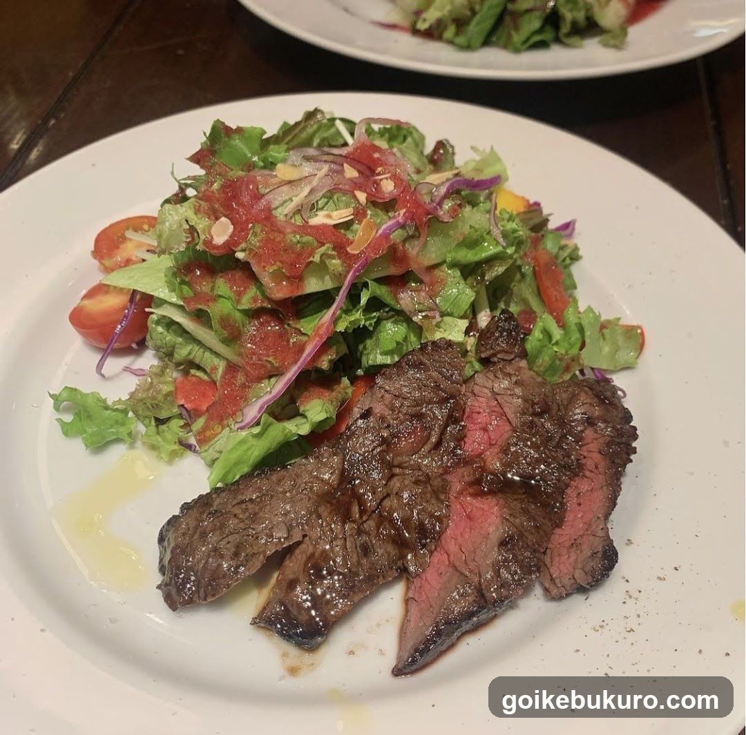 Steak and Salad Plate