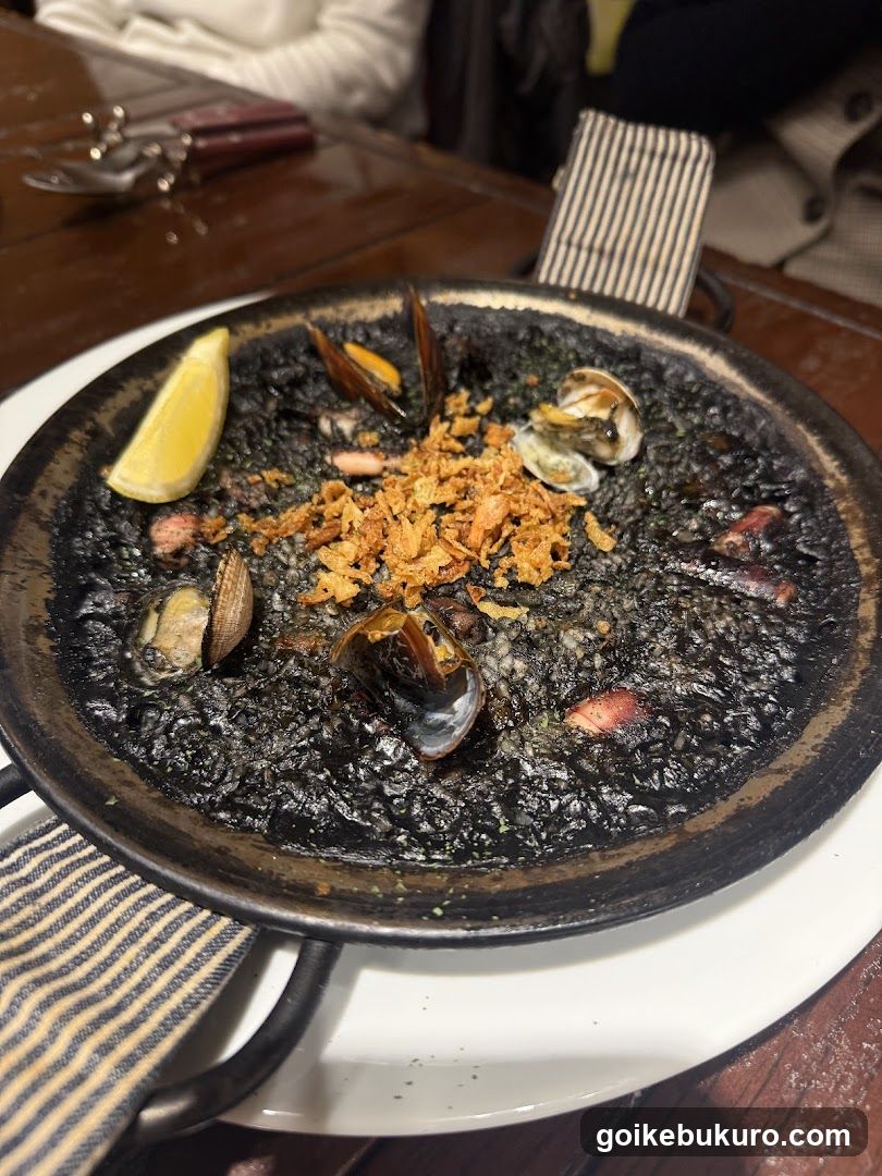Seafood Paella with Clams and Lemon