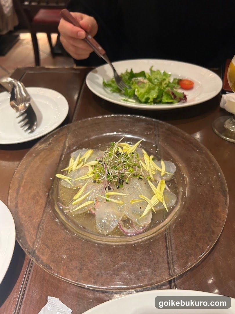 Dining Table with Salads