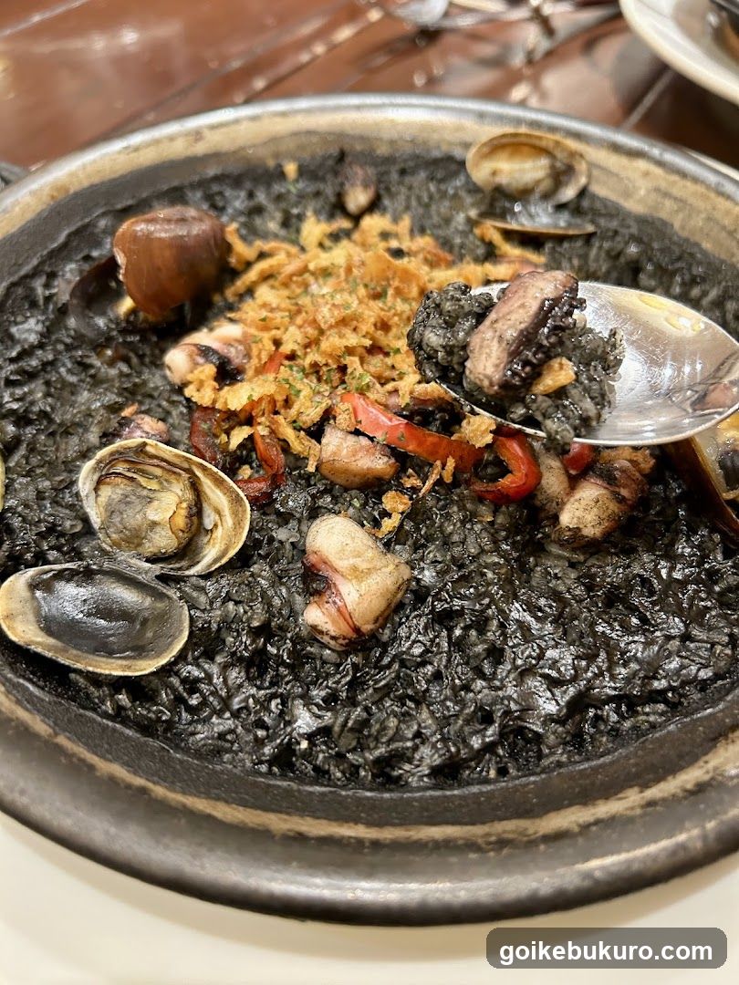 Seafood Paella Dish