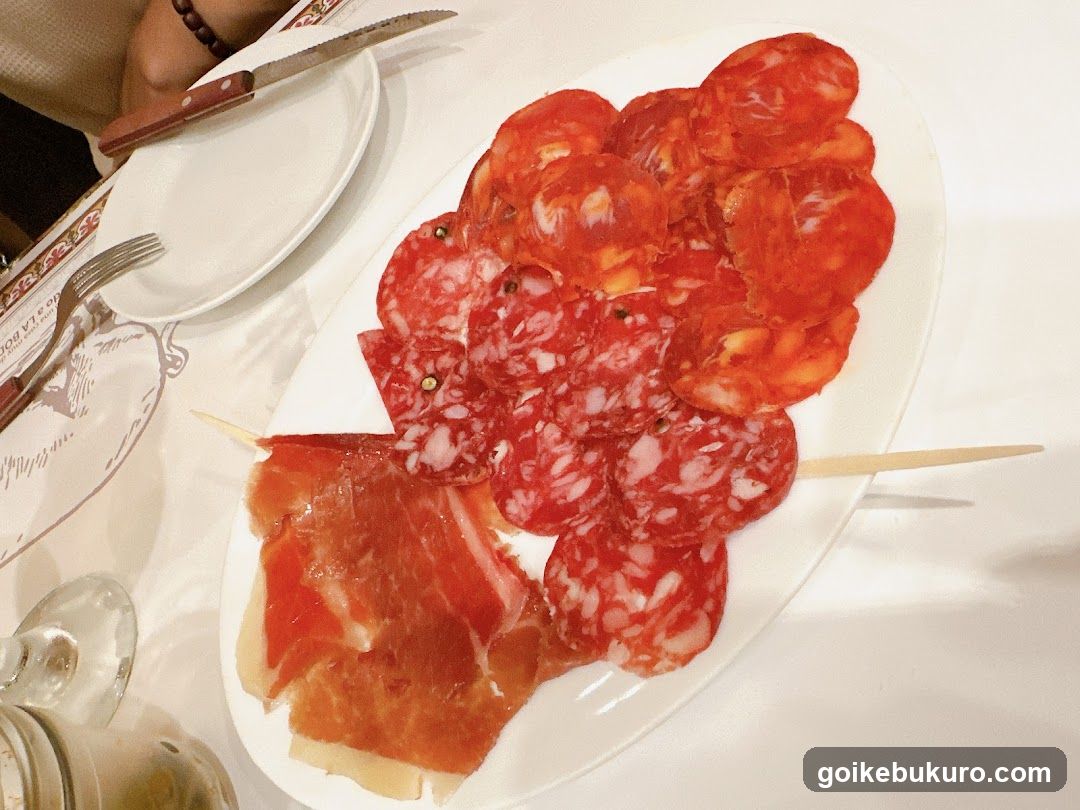 Salami and Prosciutto Platter