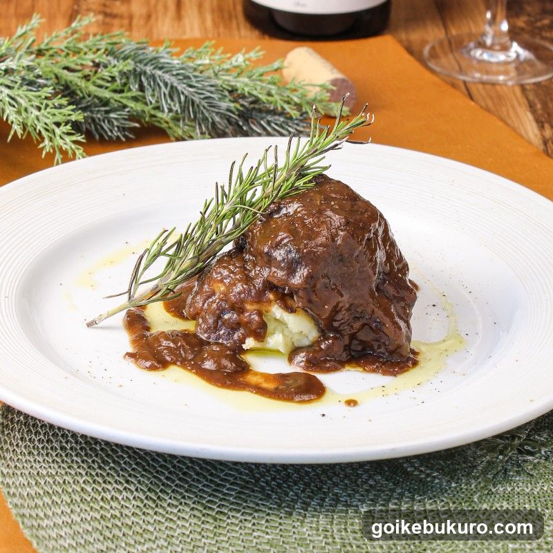 Stuffed Meat with Rosemary and Sauce