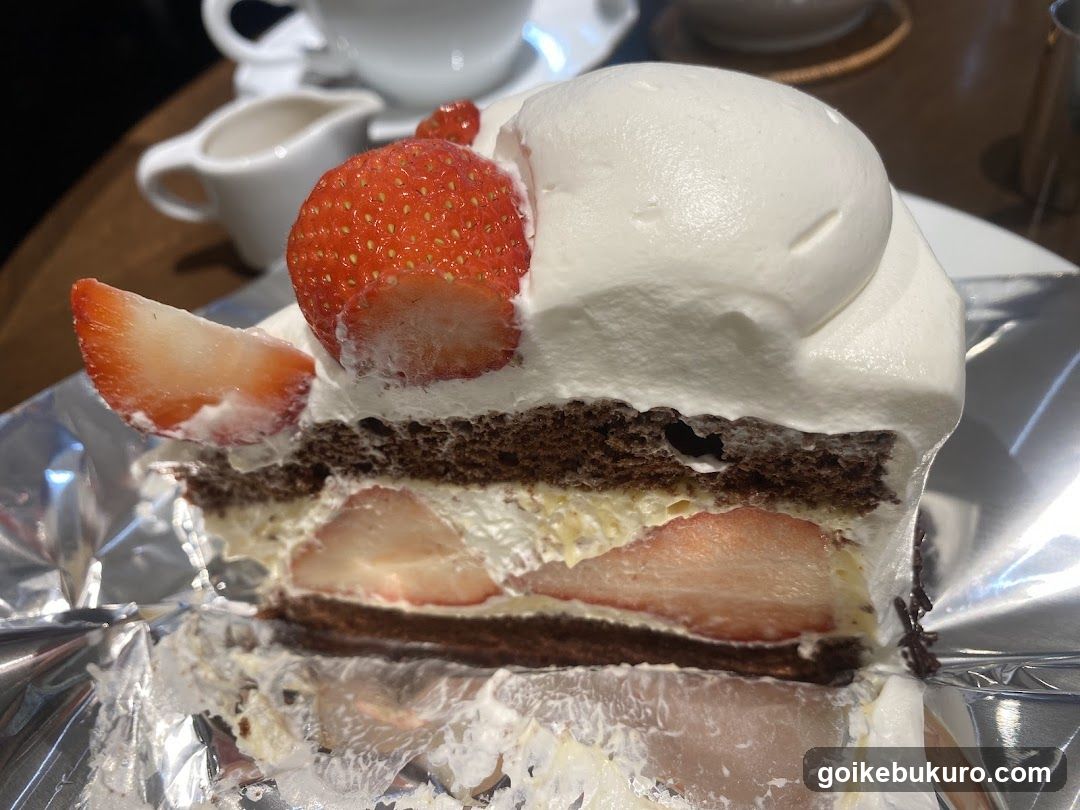 Strawberry Cream Cake Slice