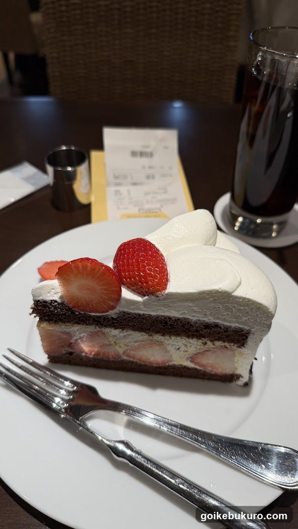 Strawberry Cake Slice