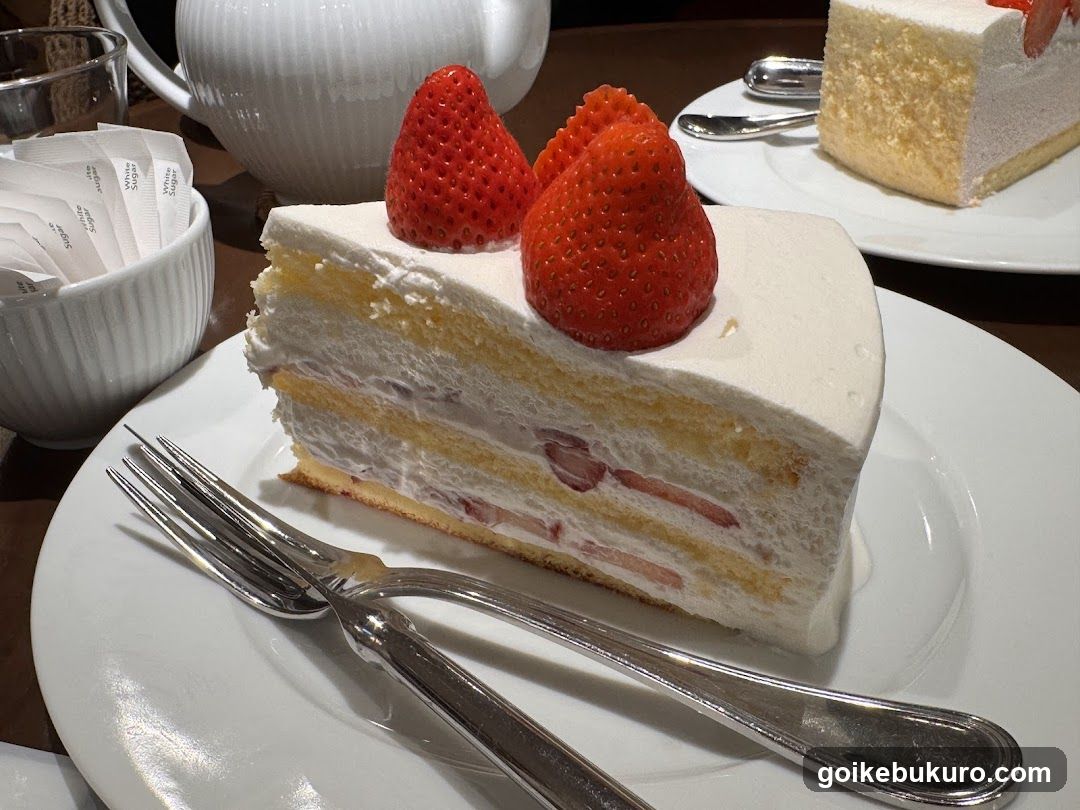 Strawberry Layer Cake Slice