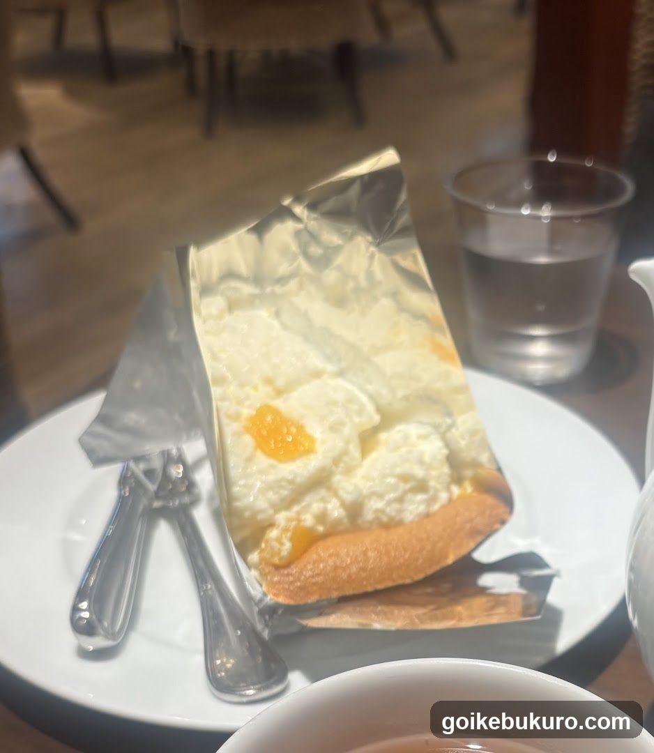 Dessert in Foil Wrapper