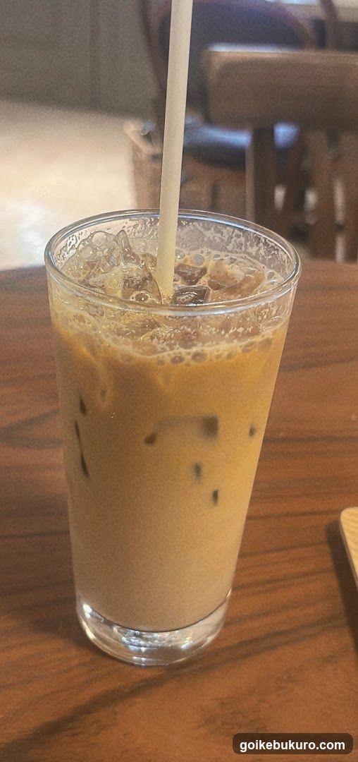 Iced Coffee with Straw