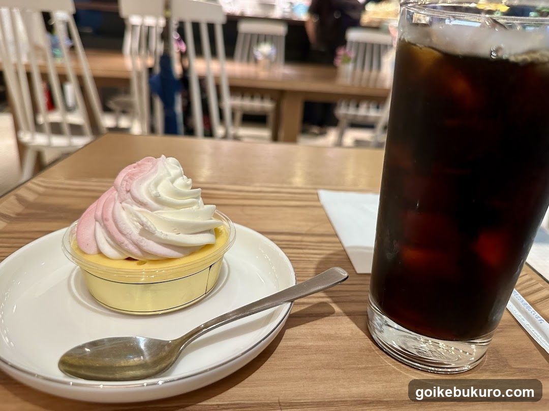 Dessert and Drink at Cafe