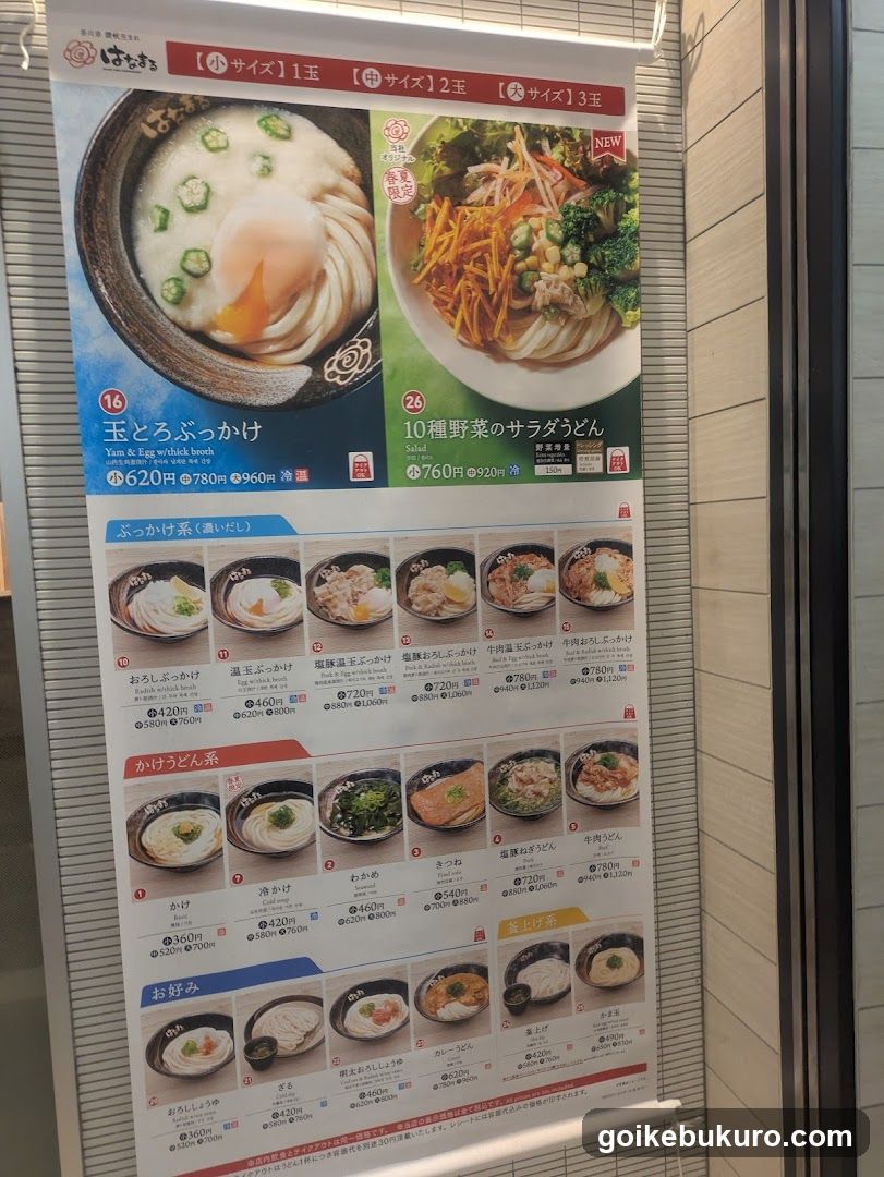 Japanese Restaurant Menu Board