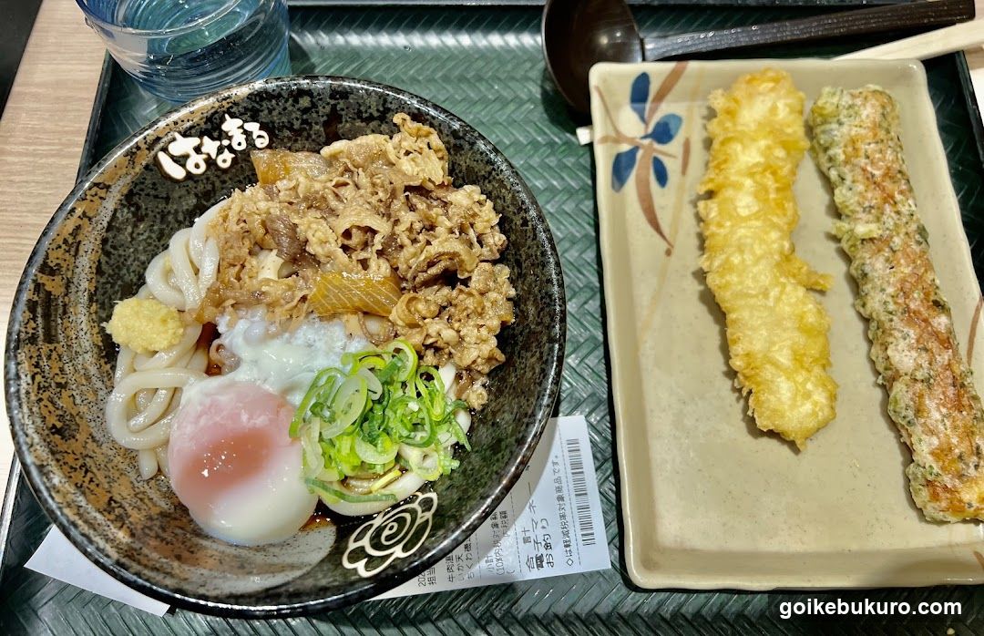 Japanese Meal with Udon and Tempura