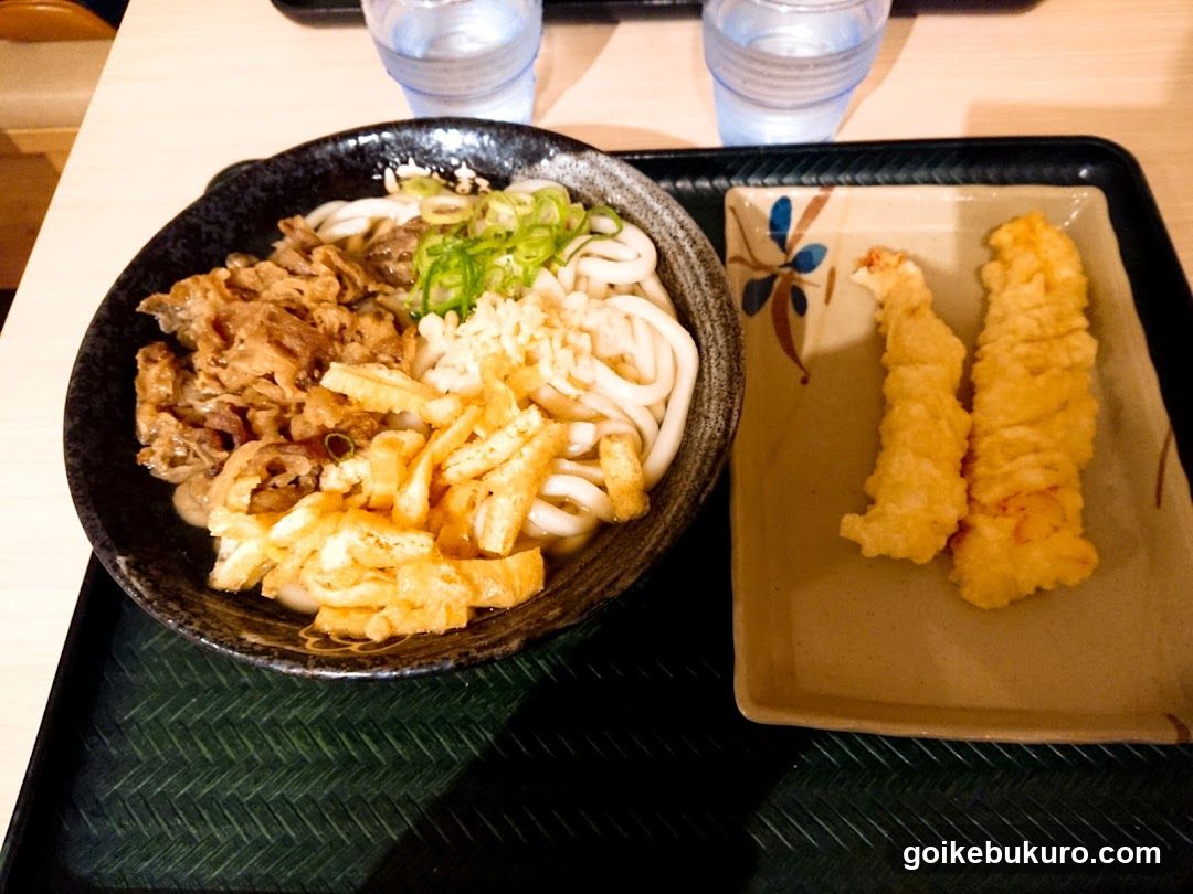 Udon Meal with Tempura