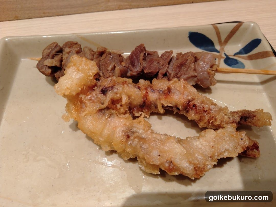 Japanese Skewers and Tempura