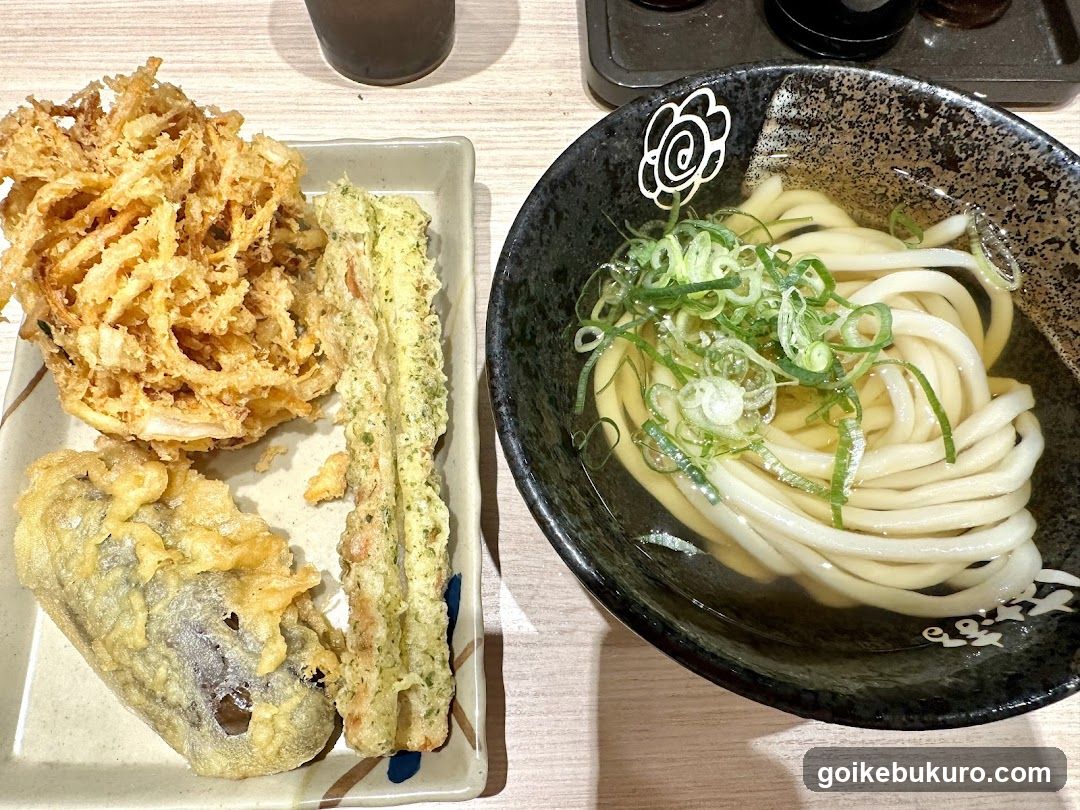 Udon and Tempura Meal