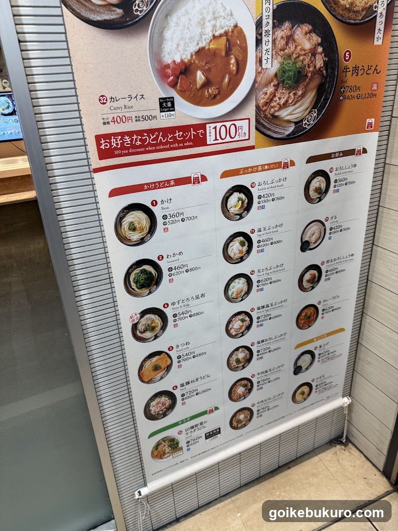 Ramen Menu Board