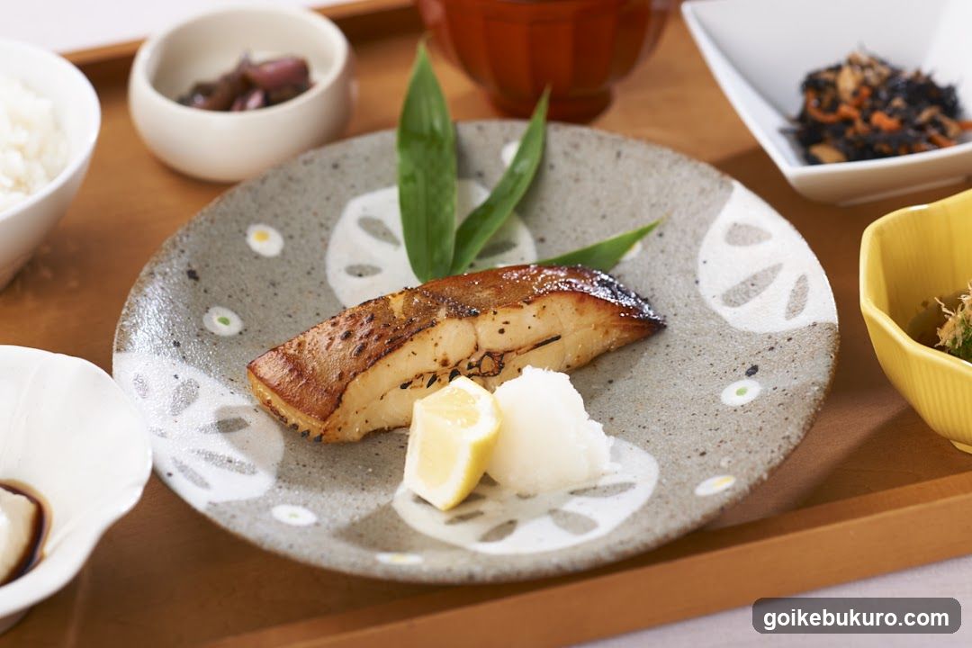Grilled Salmon with Lemon and Wasabi