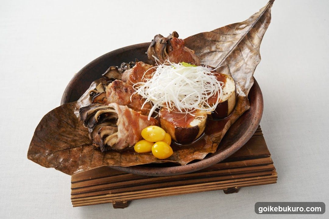 Squid and Eggplant Dish with Shredded Tofu