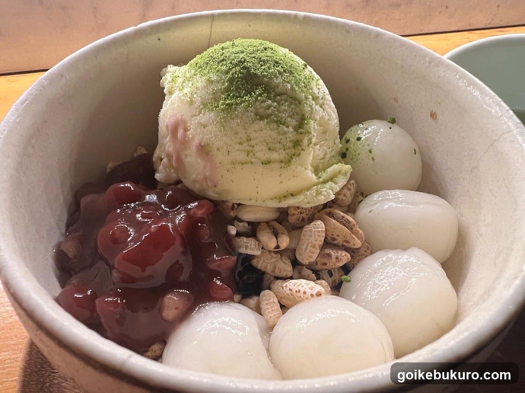 Matcha Ice Cream Dessert Bowl
