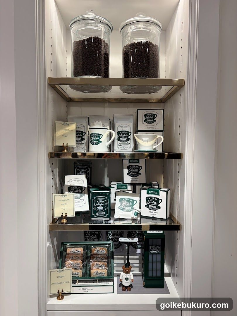 Coffee Shop Display Shelf