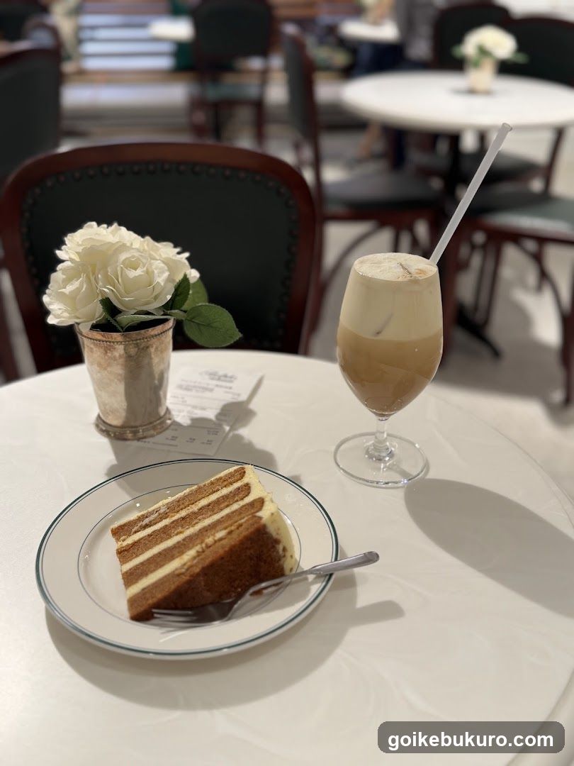 Coffee and Cake at Cafe