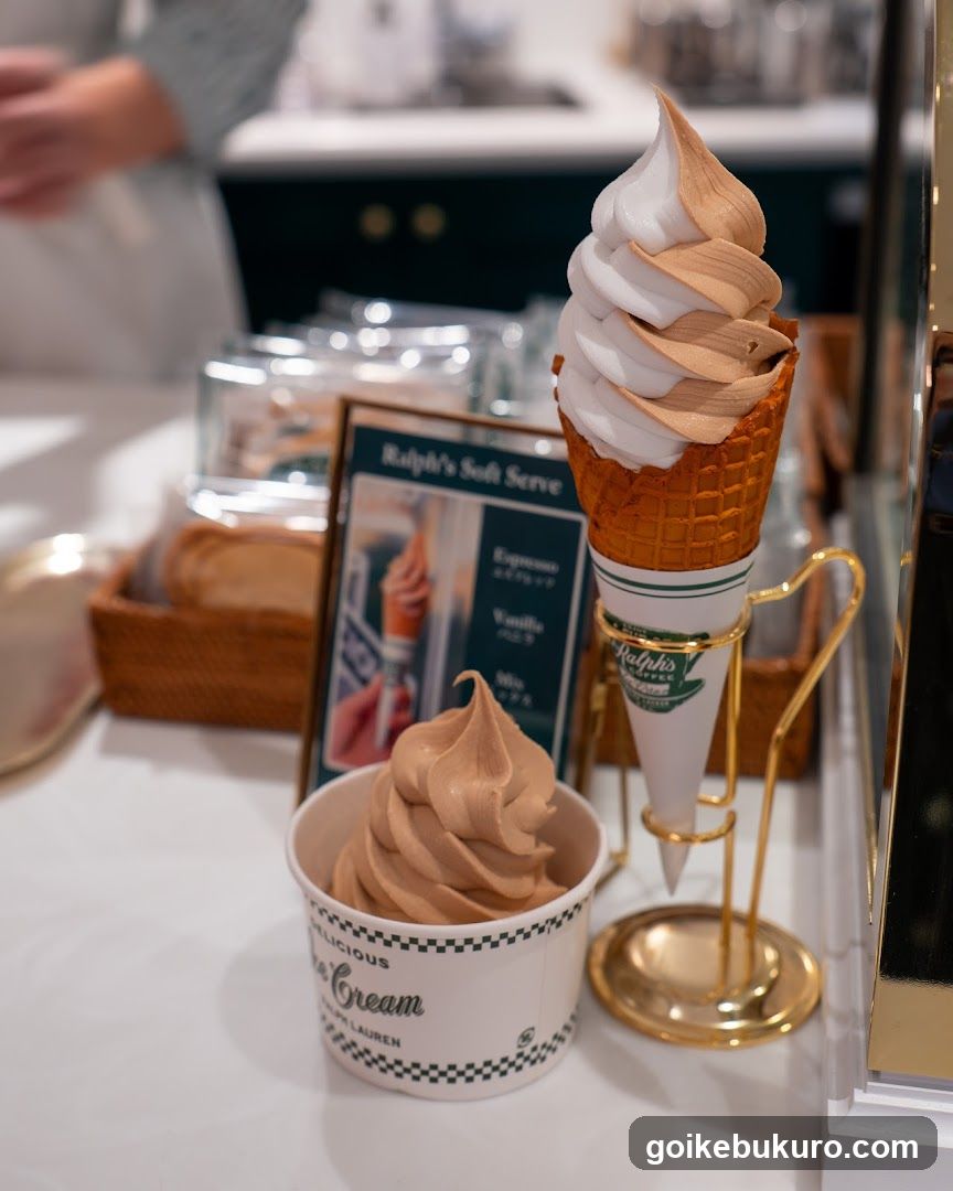 Ralphs Soft Serve Display