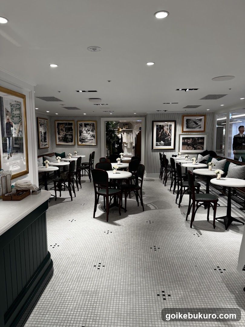 Interior of a stylish restaurant or café