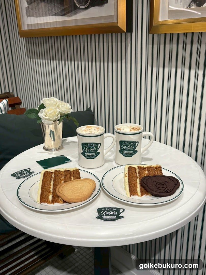 Ralphs Coffee and Cake Table Setting