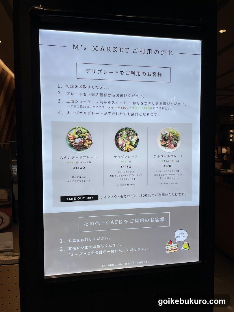 M's MARKET ご利用の流れ