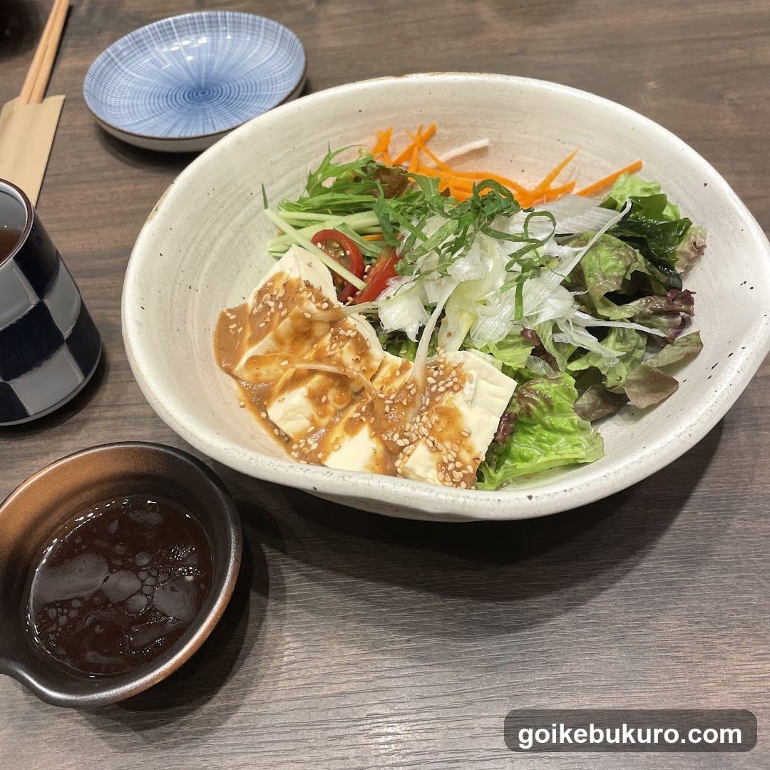 Japanese Salad Bowl with Tofu