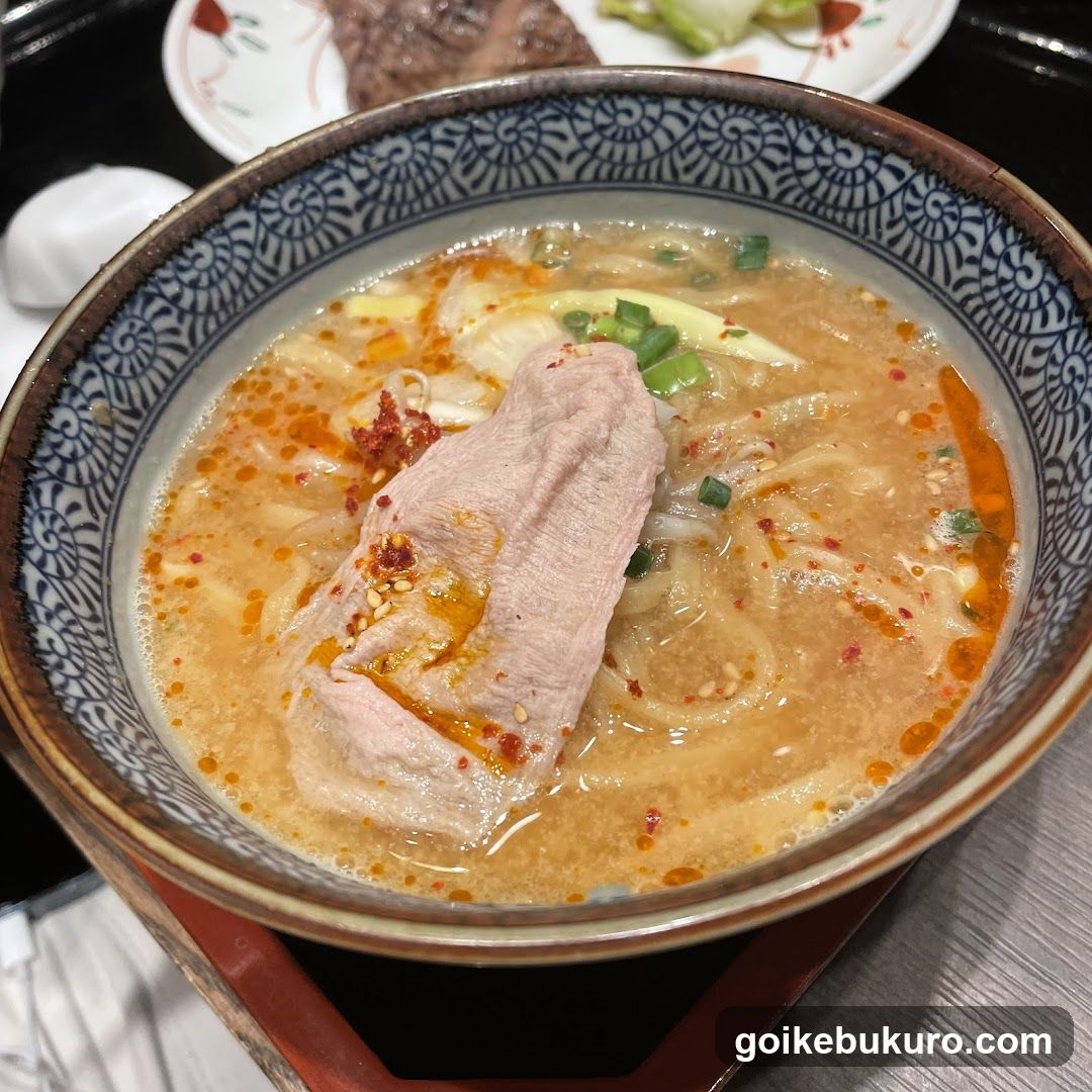 Ramen Bowl with Tofu and Green Onions