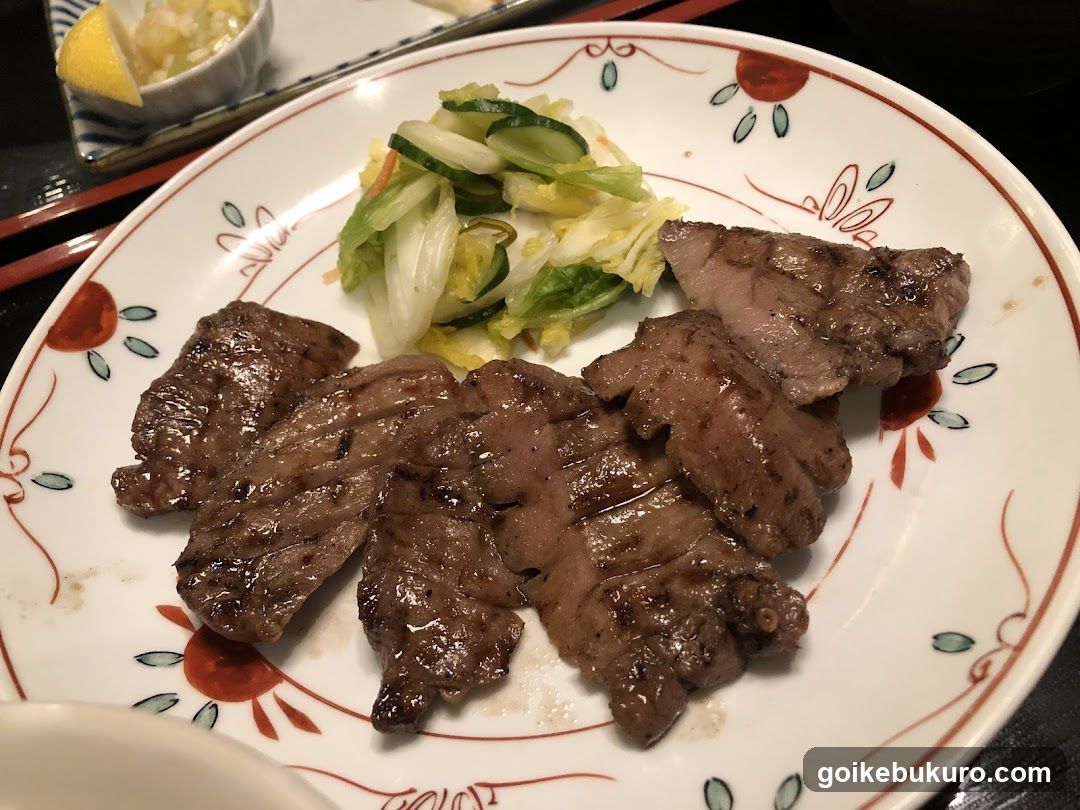 Grilled Meat with Side Salad