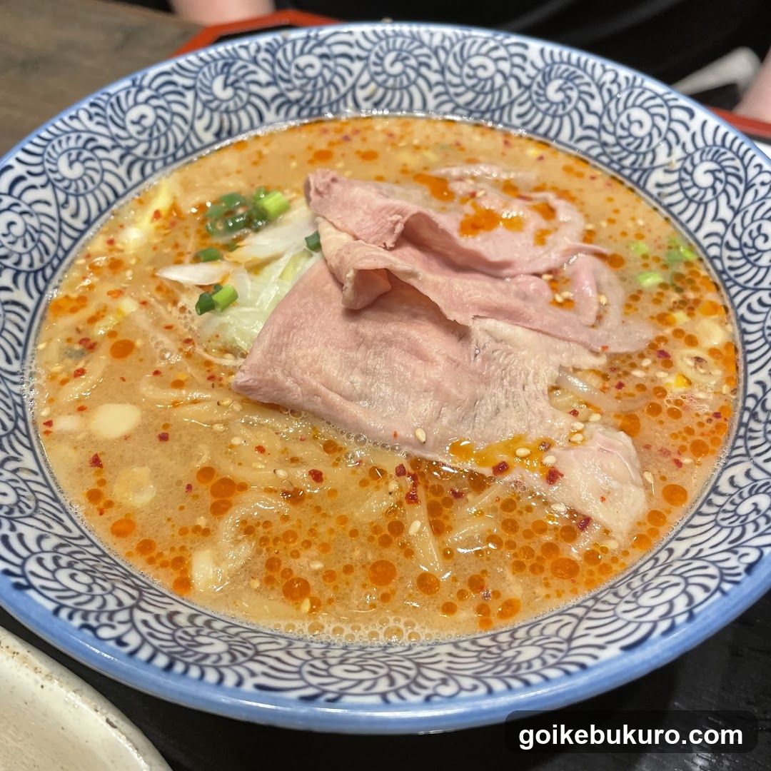 Ramen Bowl with Meat and Vegetables