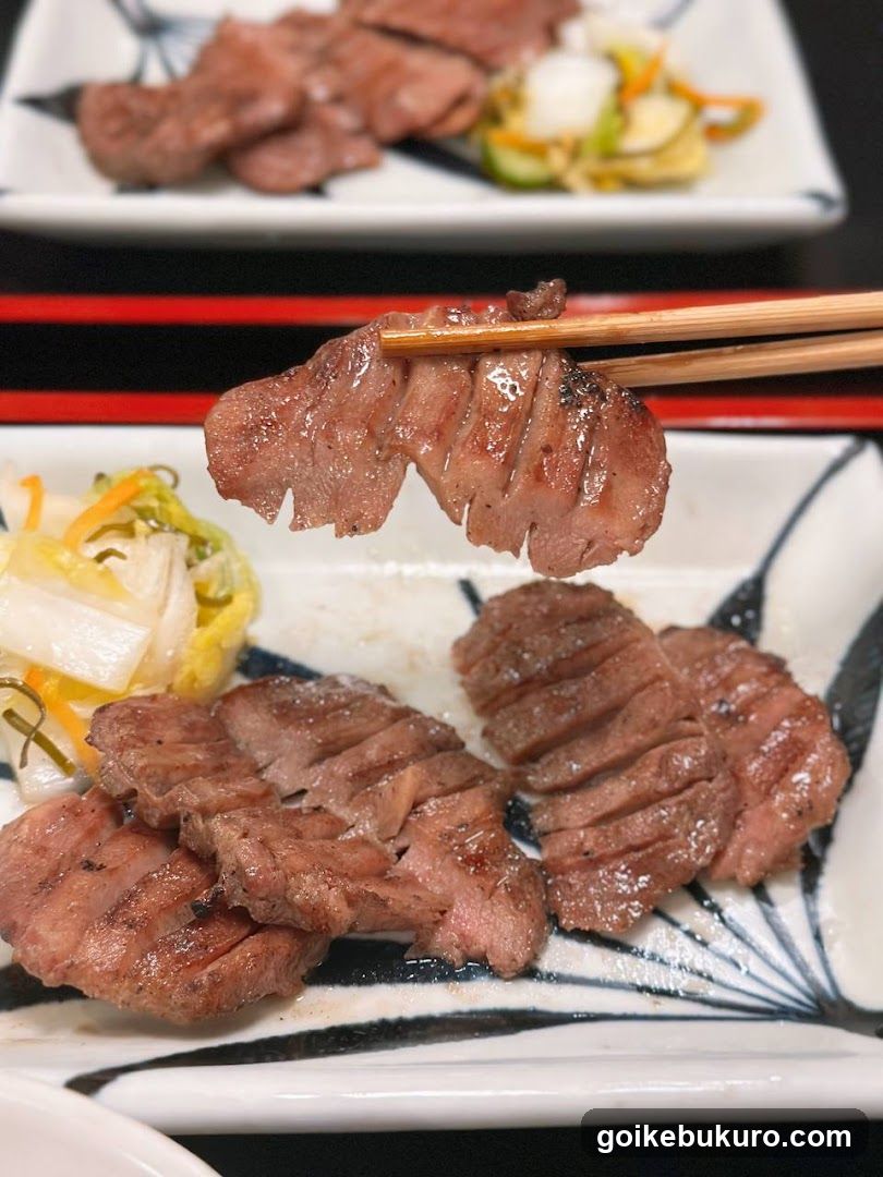 Sliced Grilled Meat with Side Dish
