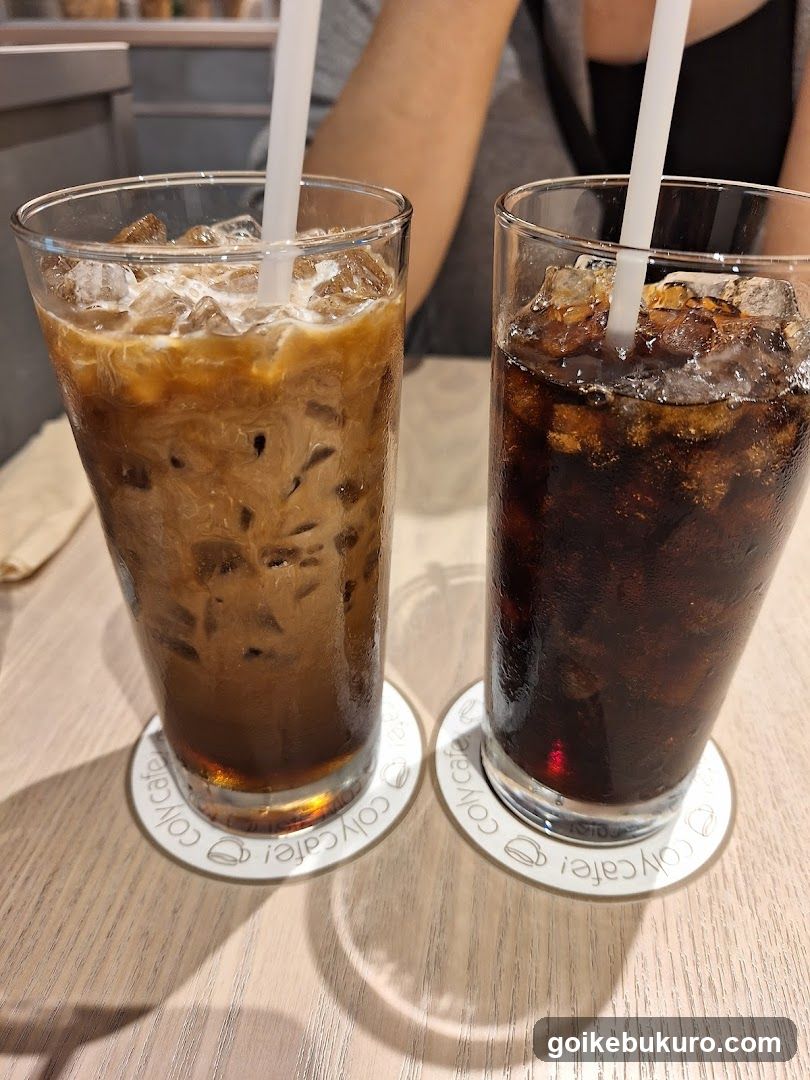 Iced Coffee and Soda Drinks