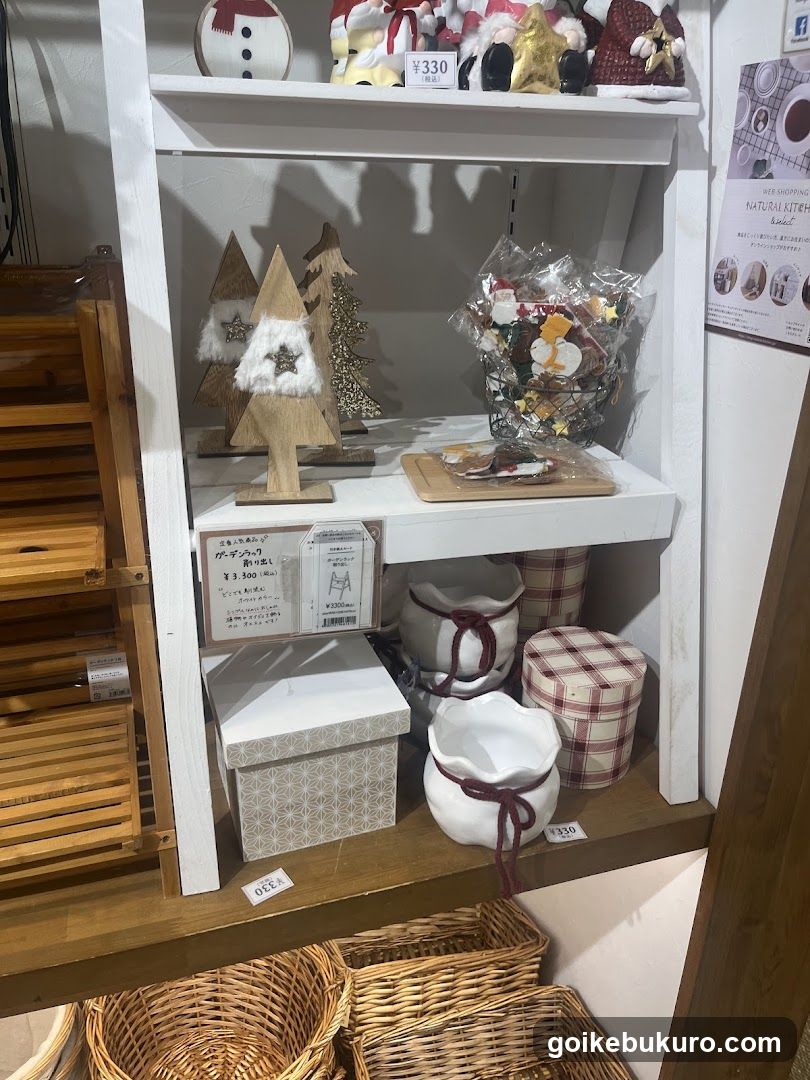 Christmas Decor Display Shelf