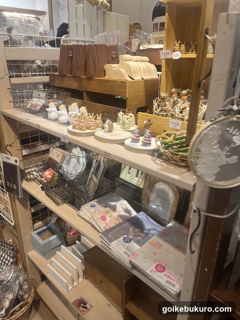Interior of a home goods store