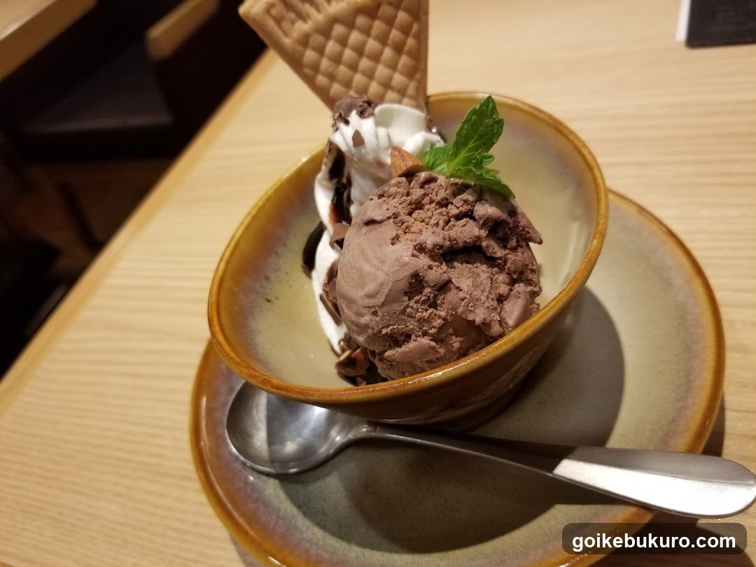 Chocolate Ice Cream Bowl