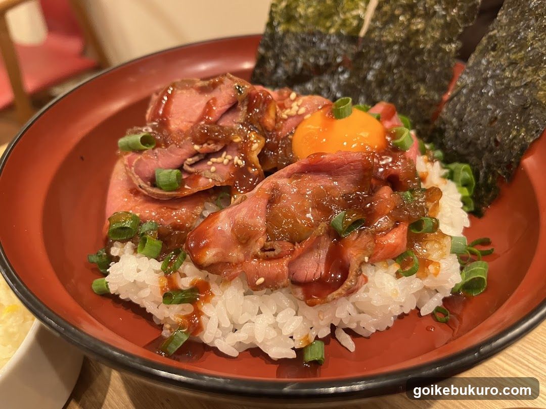 Sushi Bowl with Raw Fish and Egg Yolk