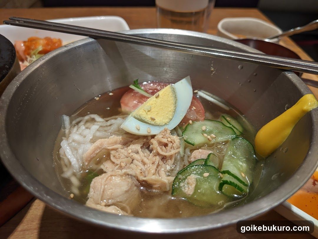 Noodle Bowl with Egg and Cucumber