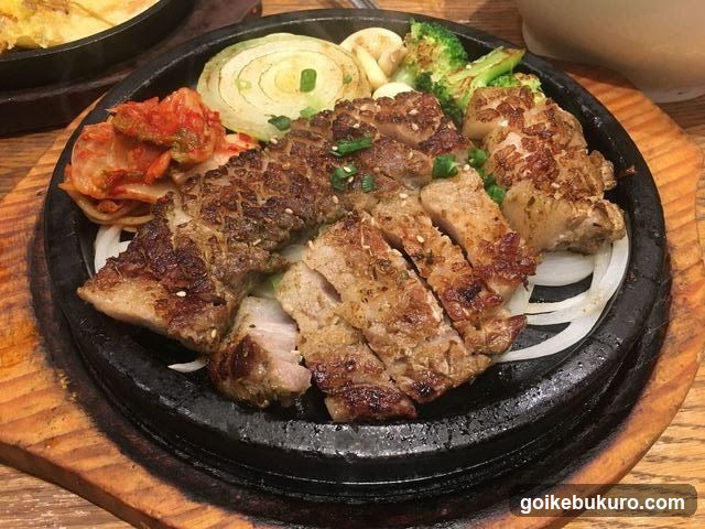 Grilled Meat with Sides