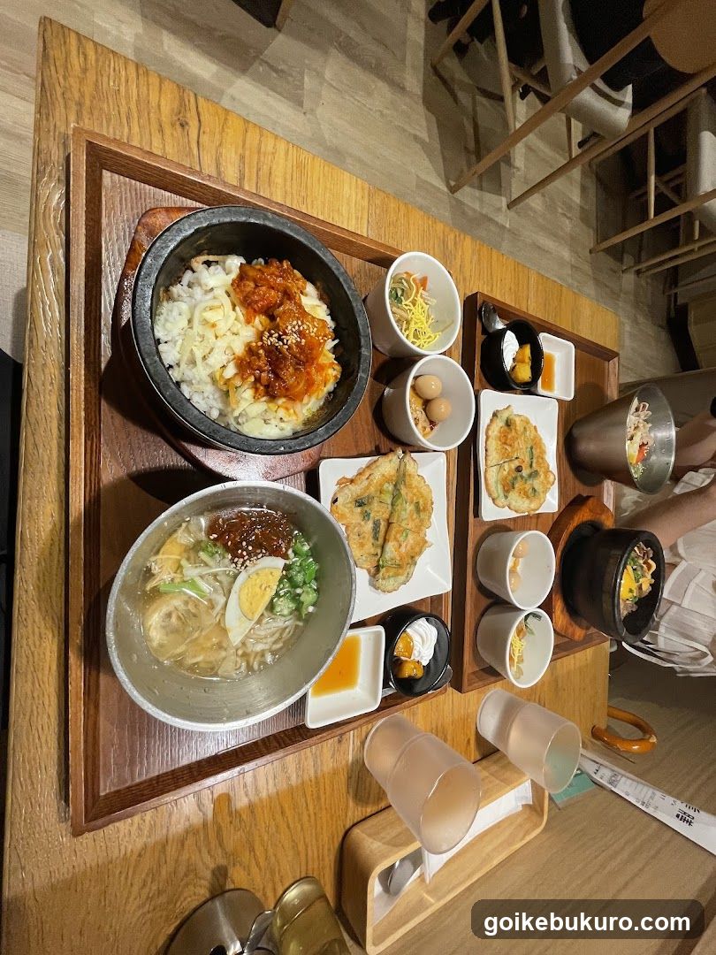 Korean Meal Spread