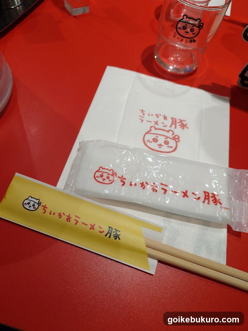 Chikago Ramen Pig Table Setting