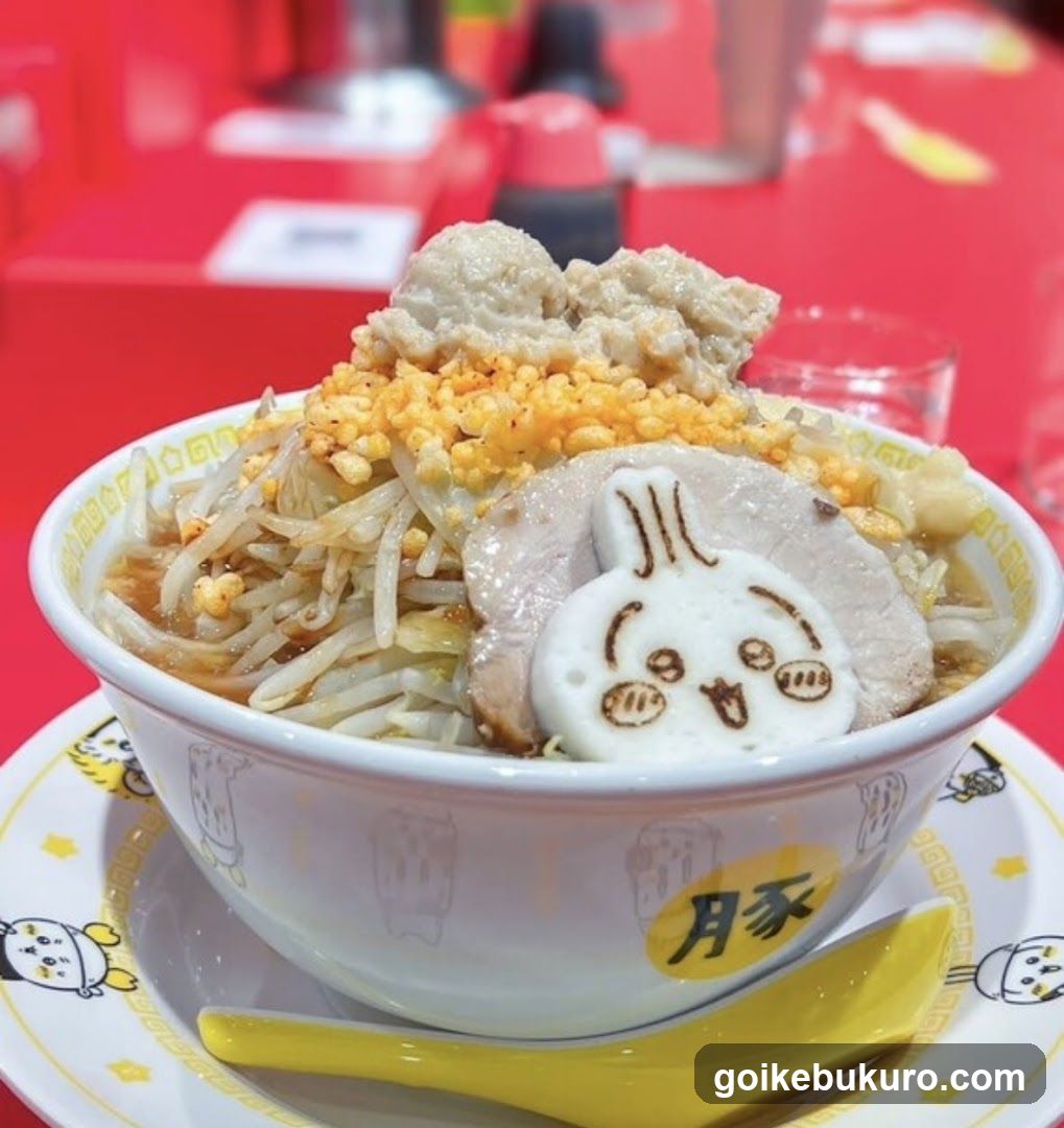 Ramen Bowl with Cartoon Topping