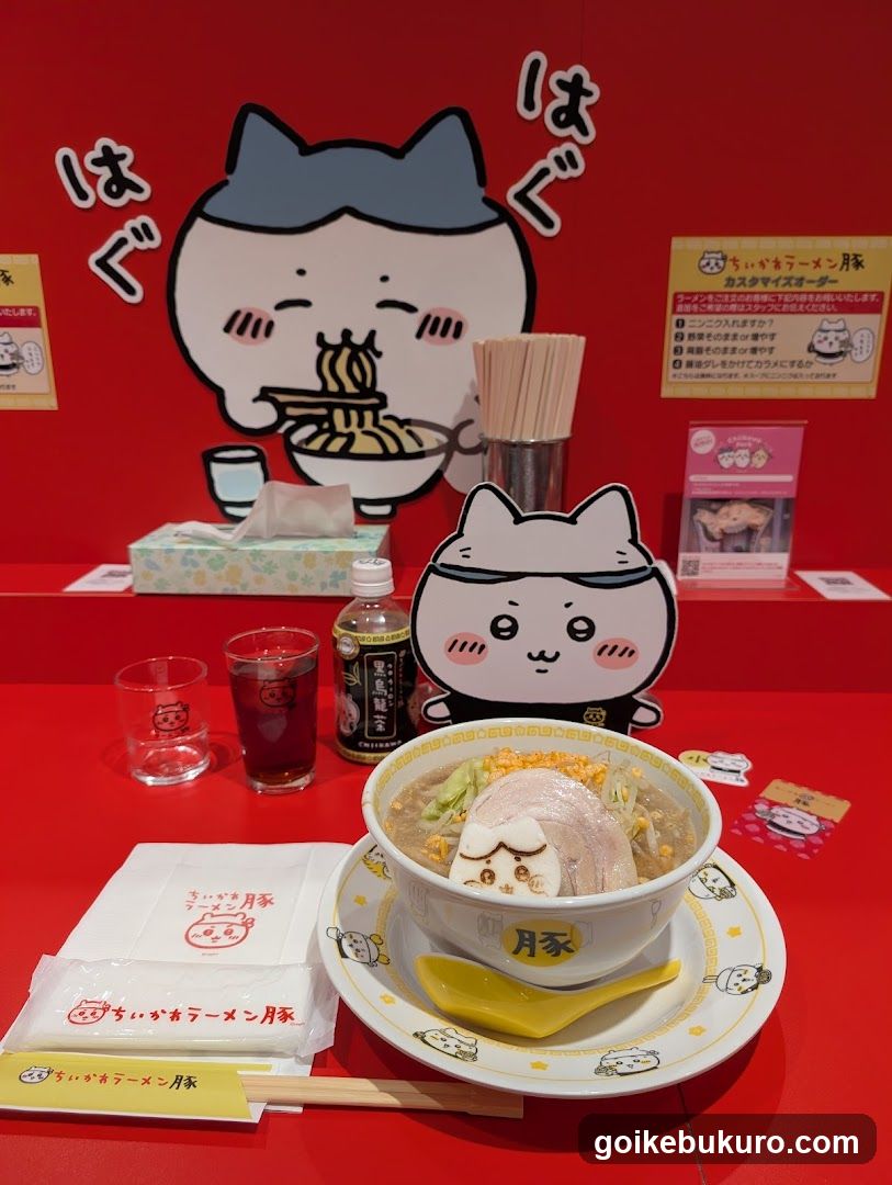Chikawa Ramen Set Display