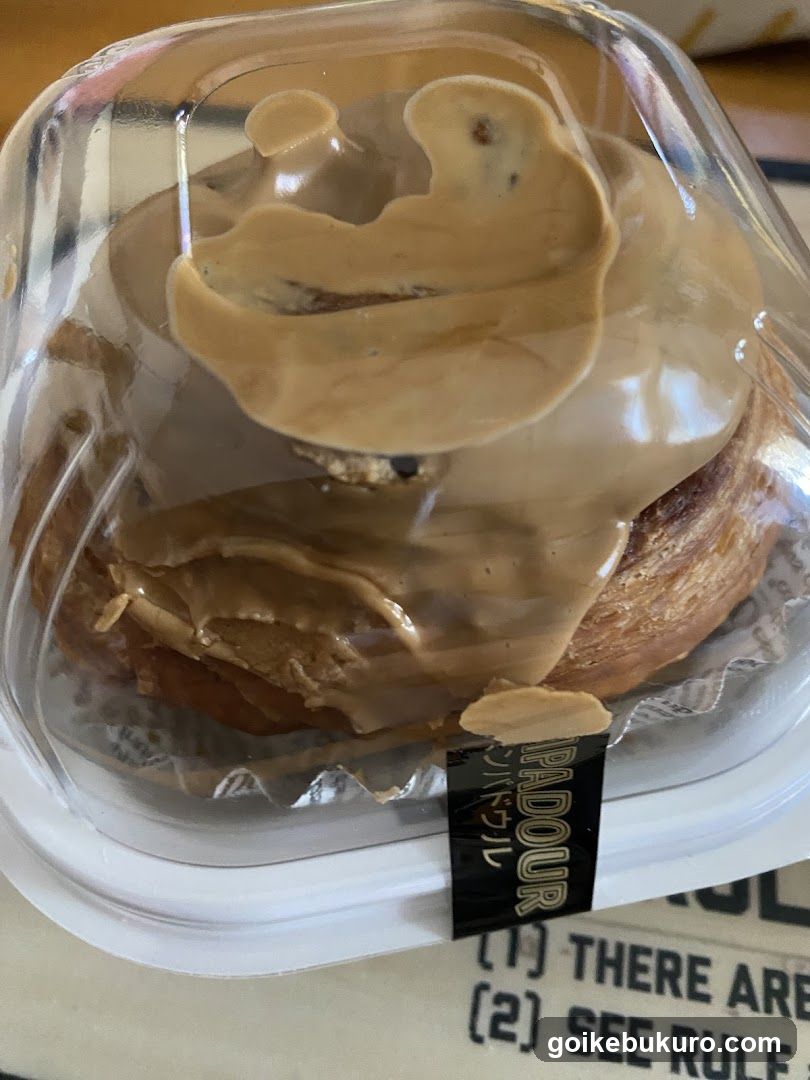 Cinnamon Roll with Peanut Butter Frosting