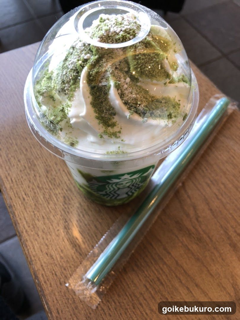 Matcha Latte with Whipped Cream