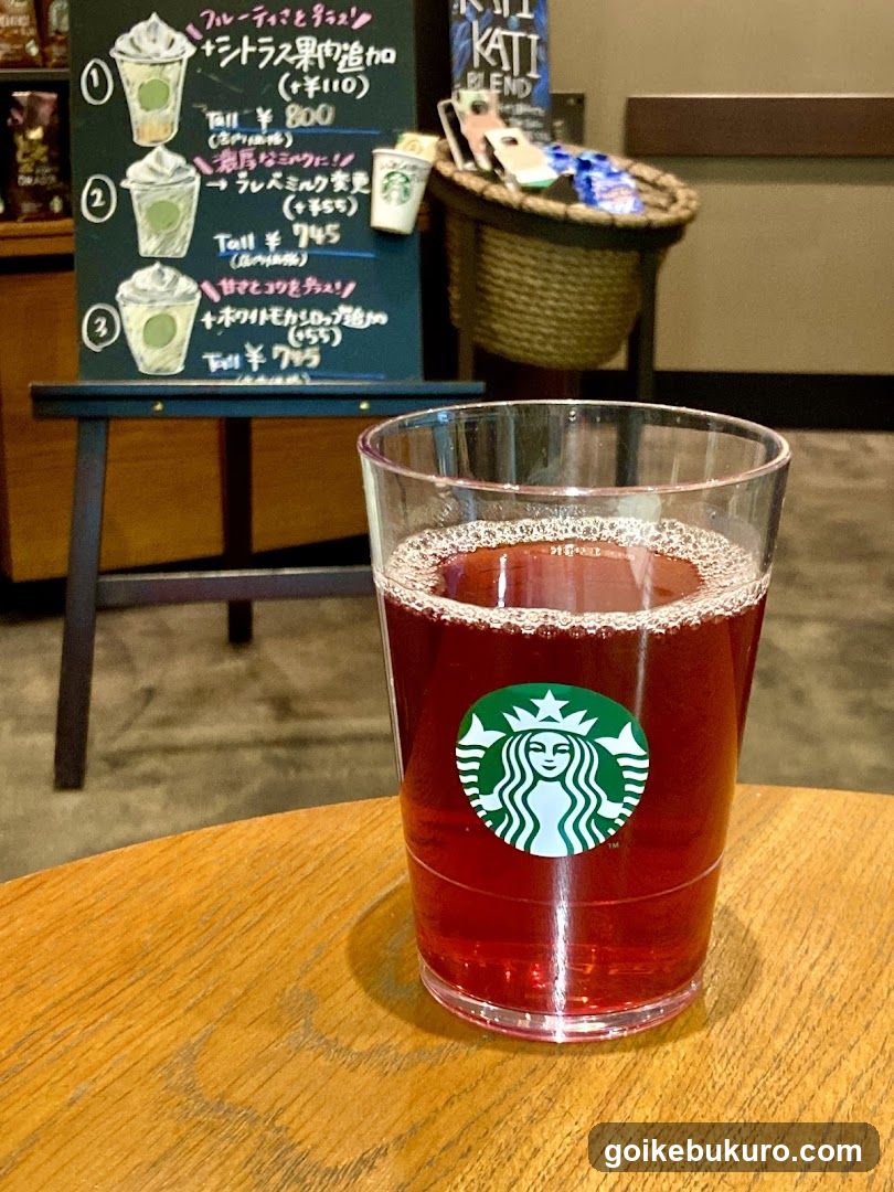 Starbucks Drink with Menu Board
