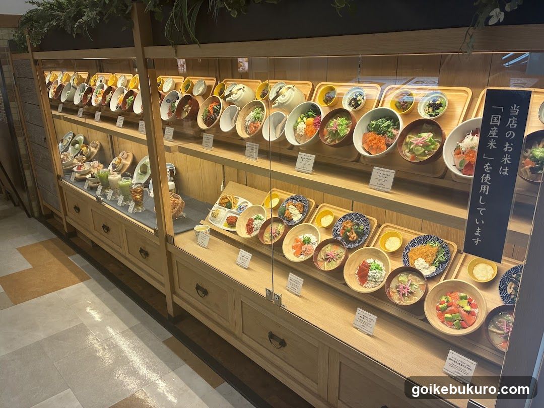 Japanese Rice Bowl Display Case