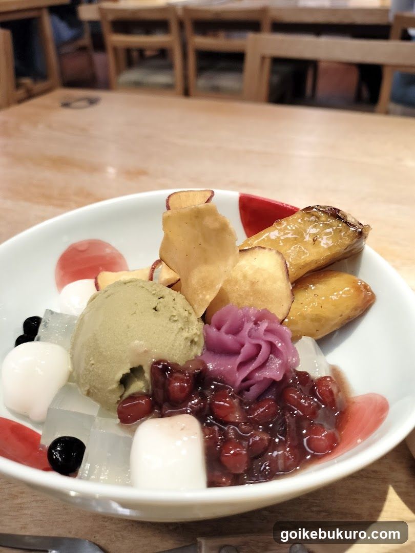 Dessert Bowl with Ice Cream and Toppings