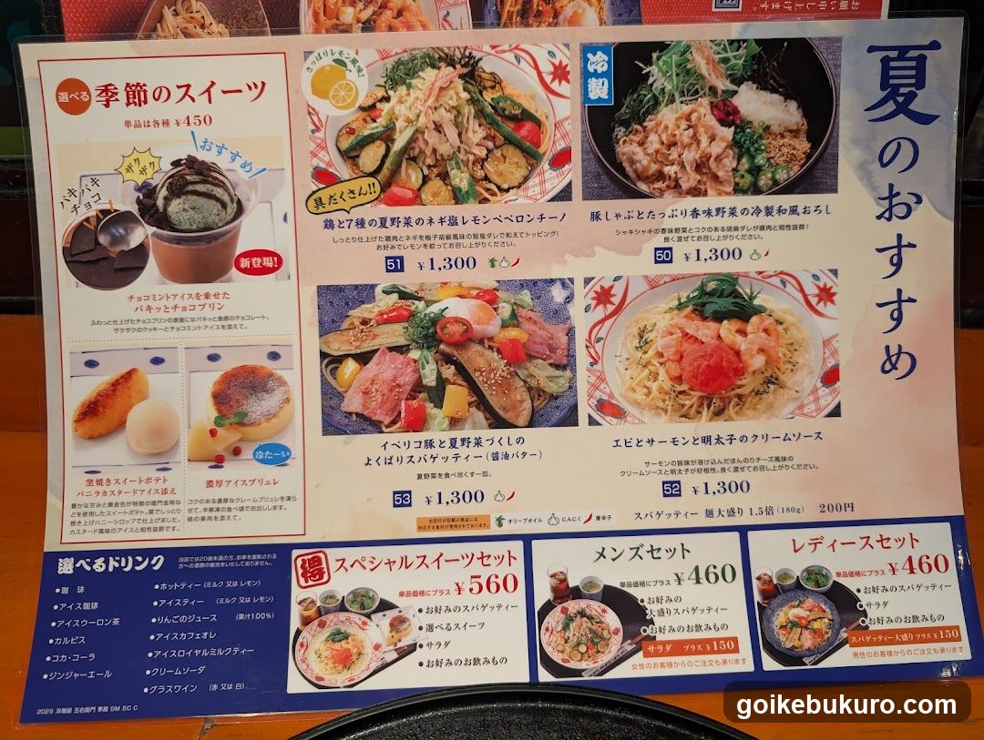 Japanese Restaurant Menu Board